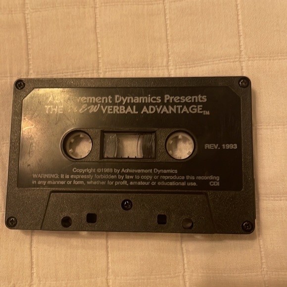Achievement dynamics the new verbal advantage Cassette tapes - Picture 3 of 12